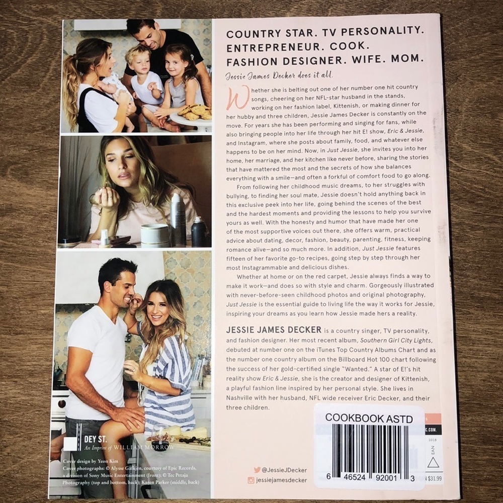 JESSE JAMES DECKER Just Jesse book - Picture 4 of 15